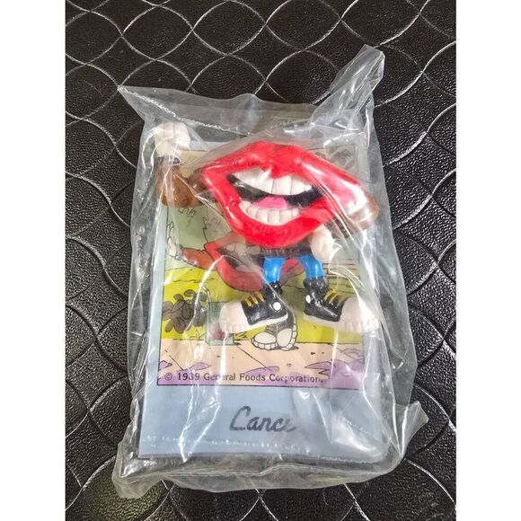 Vintage Advertising General Foods Tang Trio Lance Big Lips 1989 Action Figure - Picture 2 of 3